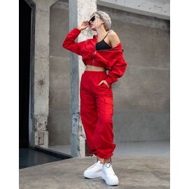 Фотография Костюм спортивный женский тёплый SV6 red р.42-52 "Sinevir" недорого оптом от прямого поставщика