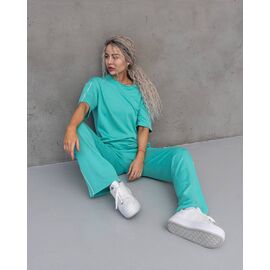 Фотография Костюм женский 35 l.blue р.42-58 "Sinevir" недорого оптом от прямого поставщика