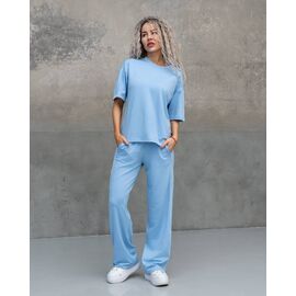 Фотография Костюм женский 35-1 l.blue р.42-58 "Sinevir" недорого оптом от прямого поставщика