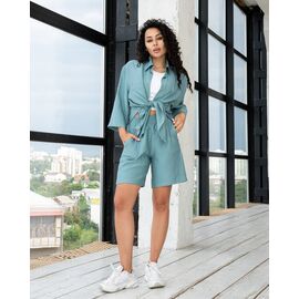 Фотография Костюм женский A27 l.blue р.S-XL "Sinevir" недорого оптом от прямого поставщика