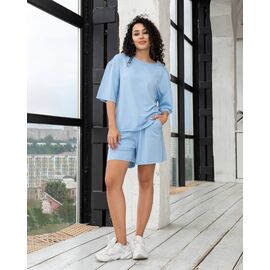 Фотография Костюм женский A29 l.blue р.S-XL "Sinevir" недорого оптом от прямого поставщика