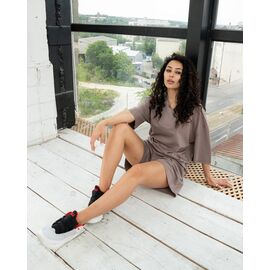 Фотография Костюм женский A29 brown р.S-XL "Sinevir" недорого оптом от прямого поставщика