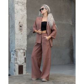 Костюм жіночий SN7-1 brown р.42-58 "Sinevir" недорого оптом від прямого постачальника
