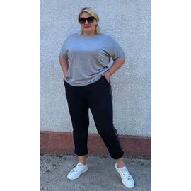 Жіночі штани 2120 black р.54-60 "ZLATA" недорого оптом від прямого постачальника