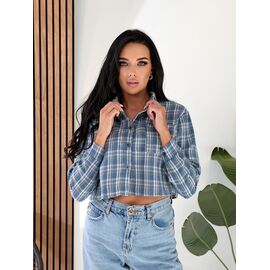 Фотография Рубашка женская 898 l.blue р.42-48 "ZLATA" недорого оптом от прямого поставщика