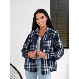 Сорочка жіноча 899 navy р.42-48 "ZLATA" недорого оптом від прямого постачальника