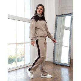 Фотография Костюм спортивный женский тёплый Д159 nude р.XL-4XL "AZNA" недорого оптом от прямого поставщика