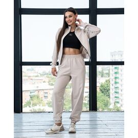 Фотография Костюм спортивный женский тёплый Д158 beige р.XS-L "AZNA" недорого оптом от прямого поставщика