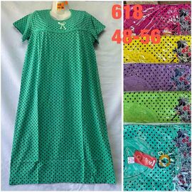 Фотография Ночнушка женская 618 mix р.48-56 "SHELLY" недорого оптом от прямого поставщика