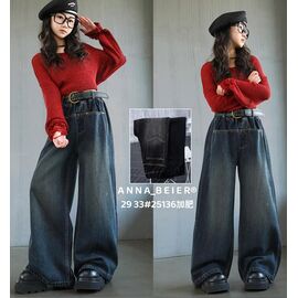 Фотография Джинсы детские на девочку 25136 black р.29-33 "Major" недорого оптом от прямого поставщика