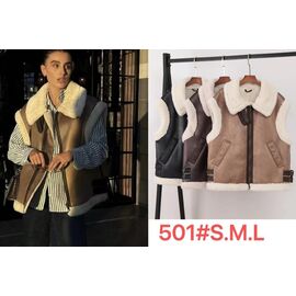 Жилетка жіноча 501 brown р.S-L "Yafeier" недорого оптом від прямого постачальника