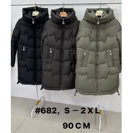 Куртка жіноча зимова 682 black р.S-2XL "Yafeier" недорого оптом від прямого постачальника