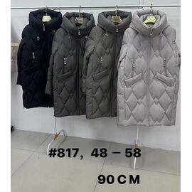 Куртка жіноча зимова 817 khaki р.48-58 "Yafeier" недорого оптом від прямого постачальника