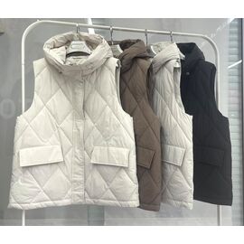 Жилетка жіноча 9155 white р.48-56 "Yafeier" недорого оптом від прямого постачальника