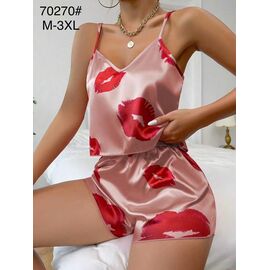 Піжама легка жіноча 70270 beige р.M-3XL "HOME STYLE" недорого оптом від прямого постачальника