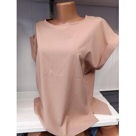 Фотография Футболка женская 539 beige р.42-48 "Galina" недорого оптом от прямого поставщика