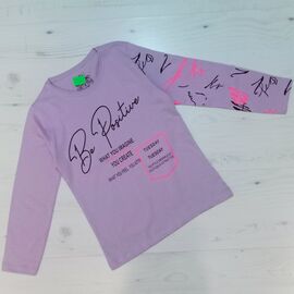 Фотография Свитер детский на девочку 535 lilac р.8-12 "MALIBU" недорого оптом от прямого поставщика