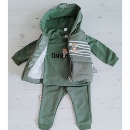 Фотография Костюм детский спортивный на мальчика 50327 khaki р.0.6-2 "MALIBU" недорого оптом от прямого поставщика