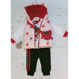 Фотография Костюм детский спортивный на девочку 50219 pink р.0.6-2 "MALIBU" недорого оптом от прямого поставщика