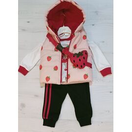 Фотография Костюм детский спортивный на девочку 50219 peach р.0.6-2 "MALIBU" недорого оптом от прямого поставщика