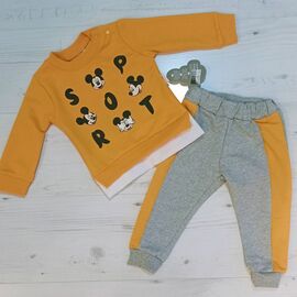Костюм дитячий спортивний на хлопчика 40443 yellow р.0.6-2 "MALIBU" недорого оптом від прямого постачальника