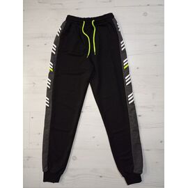 Штани дитячі спортивні на хлопчика 81 black р.8-11 "MALIBU" недорого оптом від прямого постачальника