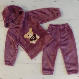 Костюм дитячий спортивний теплий на дівчинку K115 purple р.1-4 "MALIBU" недорого оптом від прямого постачальника