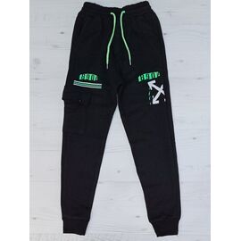 Фотография Штаны детские спортивные зимние на мальчика ML20 black р.5-8 "MALIBU" недорого оптом от прямого поставщика