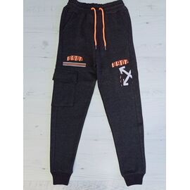 Штани дитячі спортивні зимові на хлопчика ML25 grey р.13-16 "MALIBU" недорого оптом від прямого постачальника