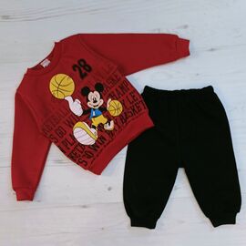 Костюм дитячий спортивний теплий на хлопчика ML29 red р.1-4 "MALIBU" недорого оптом від прямого постачальника