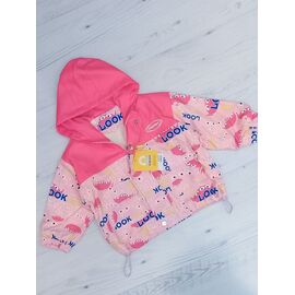 Фотография Ветровка детская на девочку ML29 pink р.2-6 "MALIBU" недорого оптом от прямого поставщика