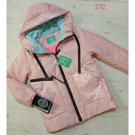 Фотография Куртка детская демисезонная на девочку 272 powder р.140-164 "MALIBU" недорого оптом от прямого поставщика