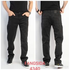 Джинси чоловічі 4340 black р.32-38 "God Baron" недорого оптом від прямого постачальника