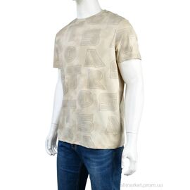 Фотография Футболка мужская Лето 4117-NT580-3 beige (5 шт. р.сетка 56-64) "Мир" недорого оптом от прямого поставщика