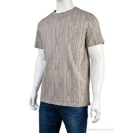 Фотография Футболка мужская Лето 4117-NT571-7 brown (5 шт. р.сетка 56-64) "Мир" недорого оптом от прямого поставщика