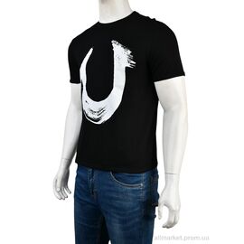 Футболка чоловіча Літо 4117-NT48-15-1 black (5 шт. р.сітка48-56) "Мир" недорого оптом від прямого постачальника