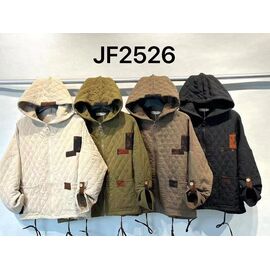 Фотография Куртка женская демисезонная 2526 black р.2XL-5XL "Even&Efair" недорого оптом от прямого поставщика