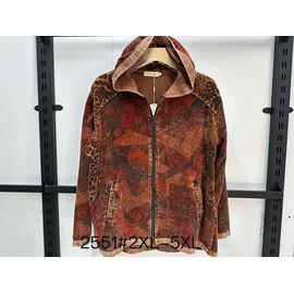 Фотография Куртка женская демисезонная 2551 brown р.2XL-5XL "Even&Efair" недорого оптом от прямого поставщика