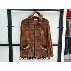 Фотография Куртка женская демисезонная 2552 brown р.2XL-5XL "Even&Efair" недорого оптом от прямого поставщика