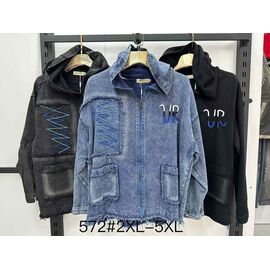 Фотография Куртка женская демисезонная 572-1 mix р.2XL-5XL "Even&Efair" недорого оптом от прямого поставщика