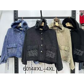 Куртка жіноча демісезонна 6014-1 mix р.XL-4XL "Even&Efair" недорого оптом від прямого постачальника