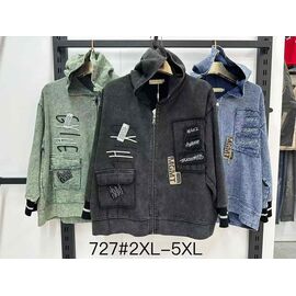 Фотография Куртка женская демисезонная 727-1 mix р.2XL-5XL "Even&Efair" недорого оптом от прямого поставщика