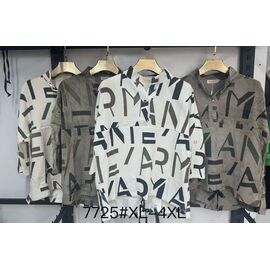 Сорочка жіноча 7725 grey р.XL-4XL "Even&Efair" недорого оптом від прямого постачальника