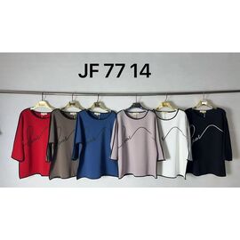 Светр жіночий JF7714 brown р.52-58 "Even&Efair" недорого оптом від прямого постачальника