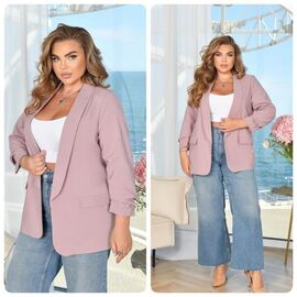 Піджак жіночий LN10 beige р.48-54 "Lady N" недорого оптом від прямого постачальника