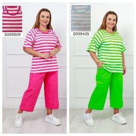 Фотография Костюм женский 2009309 crimson р.L-3XL "Vehuiah" недорого оптом от прямого поставщика