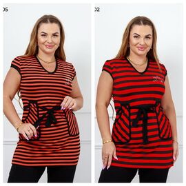 Фотография Костюм женский 70902 red р.L-3XL "Vehuiah" недорого оптом от прямого поставщика