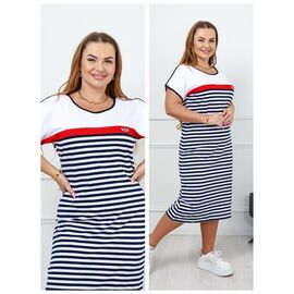 Сукня літня жіноча DG9 white р.XL-4XL "Vehuiah" недорого оптом від прямого постачальника