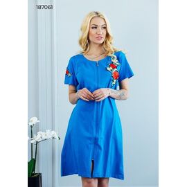 Фотография Халат женский 187061 blue р.S-XL "Vehuiah" недорого оптом от прямого поставщика