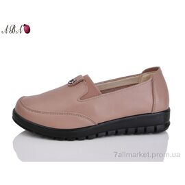 Фотография Туфли женские стильные Весна/осень 5507 brown (8 пар р.38-43) "Aba" недорого оптом от прямого поставщика